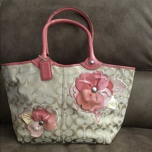 Authentic unique Coach purse